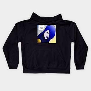 Pop Art Raven Kids Hoodie